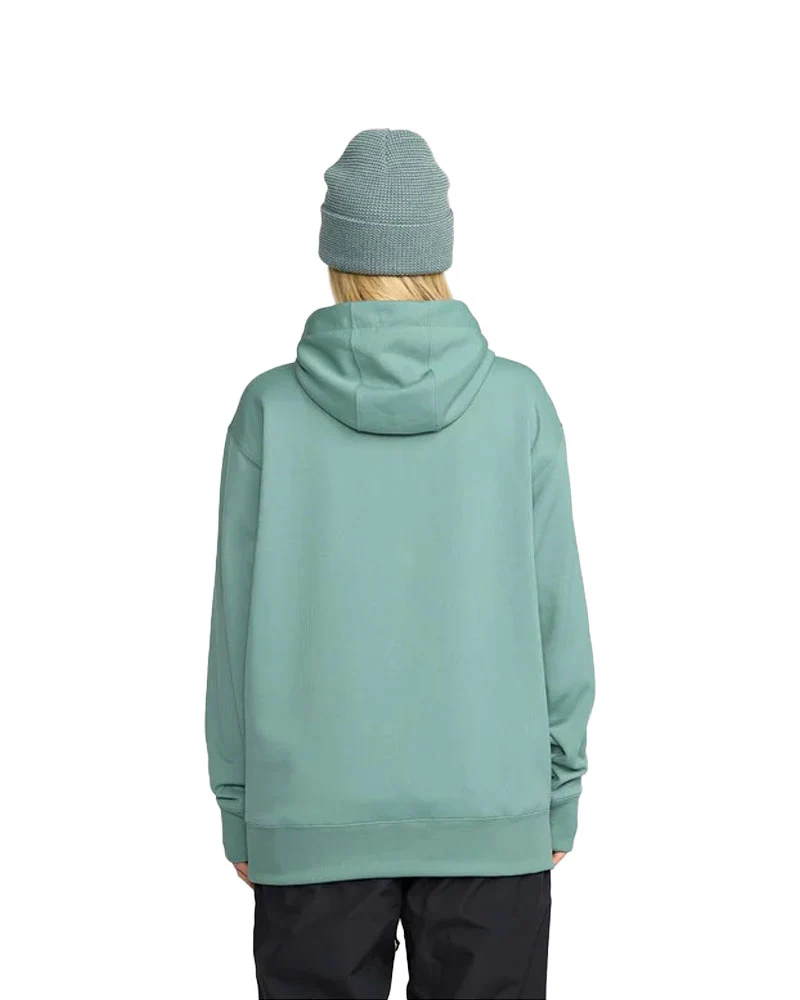Volcom Womens' Riding Hydro Pullover Hoodie Arctic Blue 2026 - Image 4