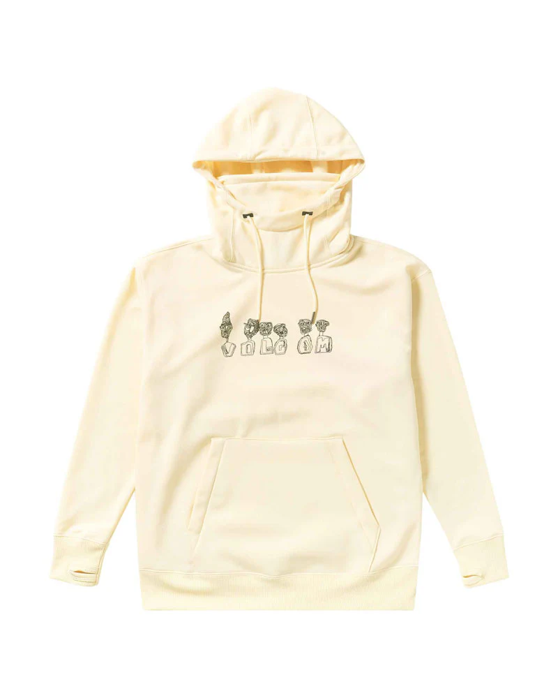 Volcom Womens' Riding Hydro Pullover Hoodie Bone 2026