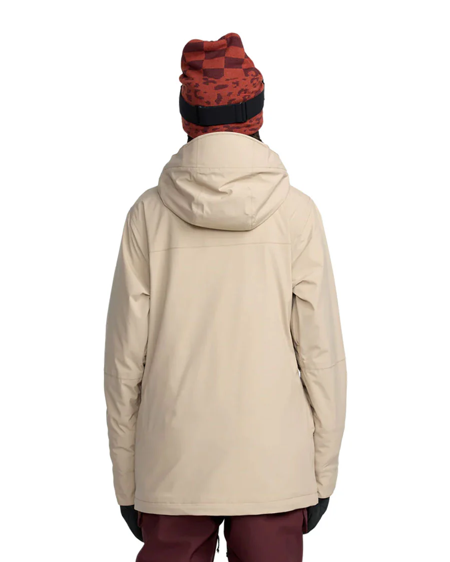 Volcom Women's Shelter 20K 3D Stretch Jacket Oatmeal - Image 2