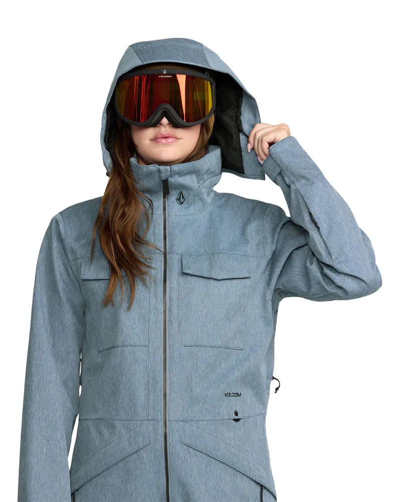 Volcom Women's Shiloh Snow Suit Denim 2026 - Image 3