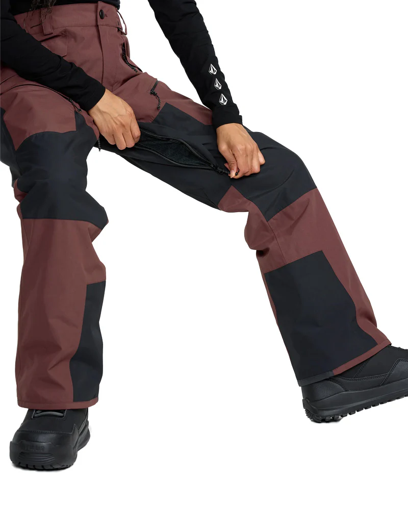 Volcom Women's Stone Mica 20K Pant Oxblood 2026 - Image 3