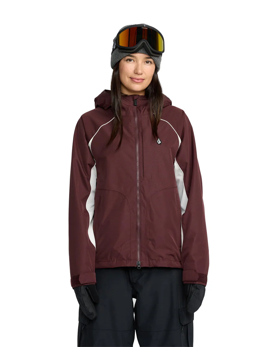 Volcom Women's Stone Smokeshow 20K Jacket Oxblood 2026