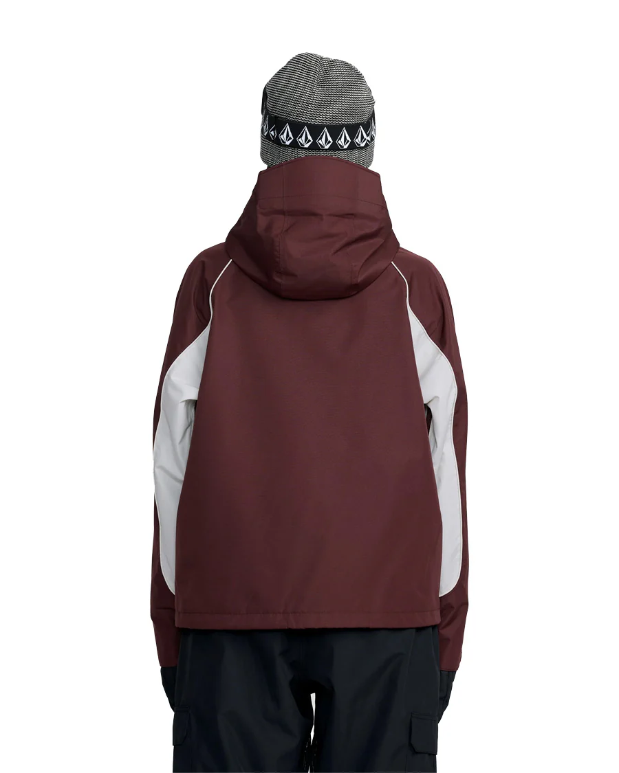 Volcom Women's Stone Smokeshow 20K Jacket Oxblood 2026 - Image 2