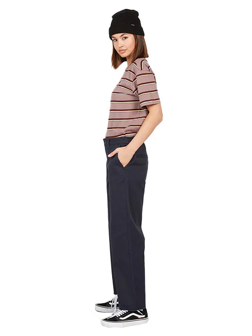 Volcom Women's Thisthatthem Skate Pant Midnight Blue - Image 3