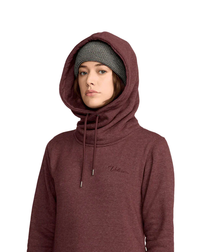 Volcom Womens' Tower Pullover Fleece Oxblood 2026 - Image 3