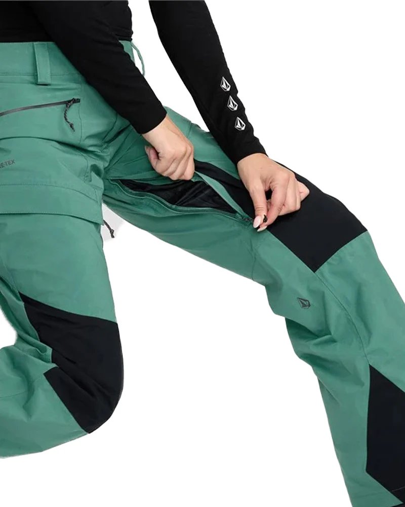 Volcom Women's V.Co At Stretch Gore-Tex Pant Spruce Green - Image 4