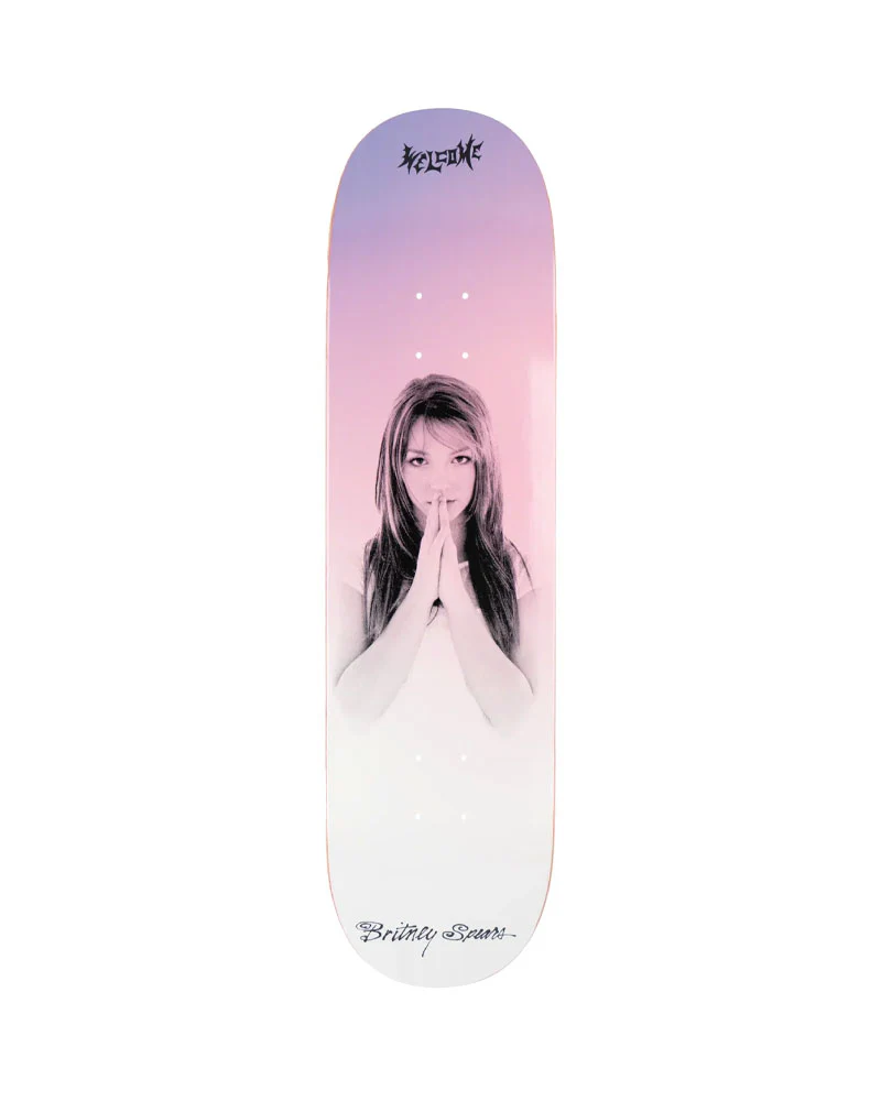 Welcome X Britney Spears Believe Pearl Fade Deck 8.25"