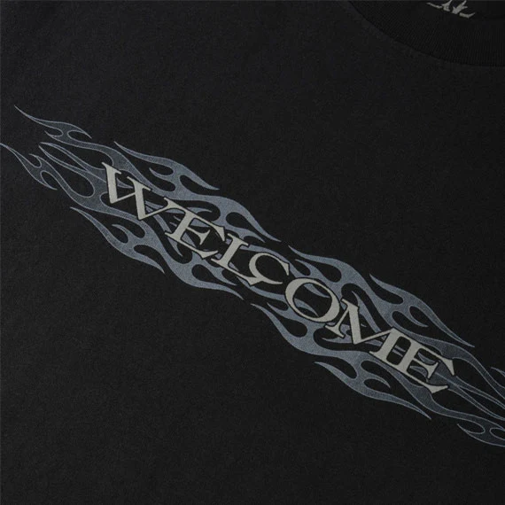 Welcome Brevity T-Shirt Black - Image 2