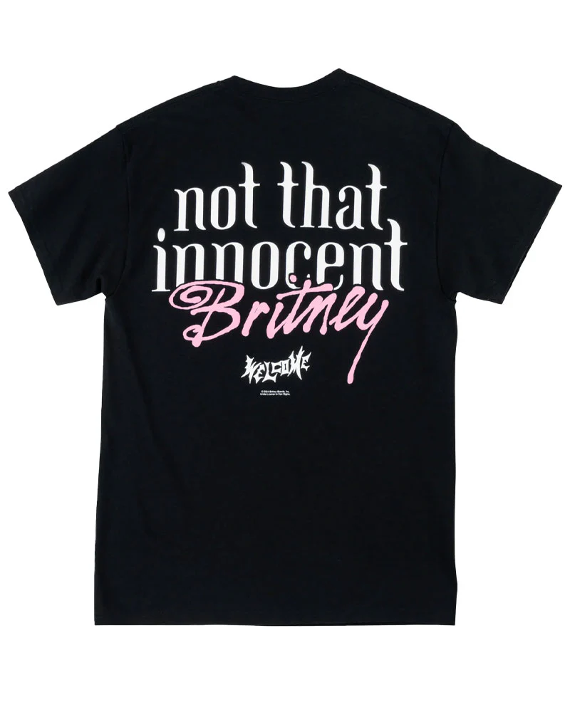 Welcome X Britney Spears Daisies T-Shirt - Black - Image 2