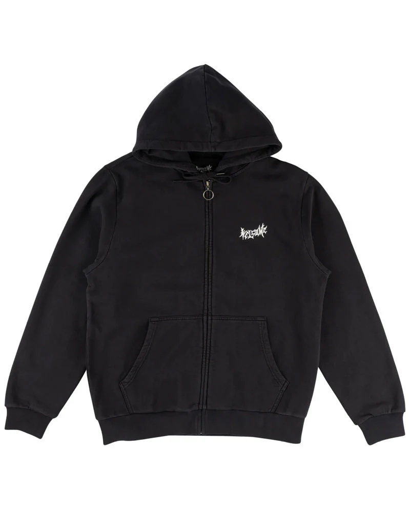 Welcome Nephilim Pigment-Dyed Zip Hoodie - Black - Image 2
