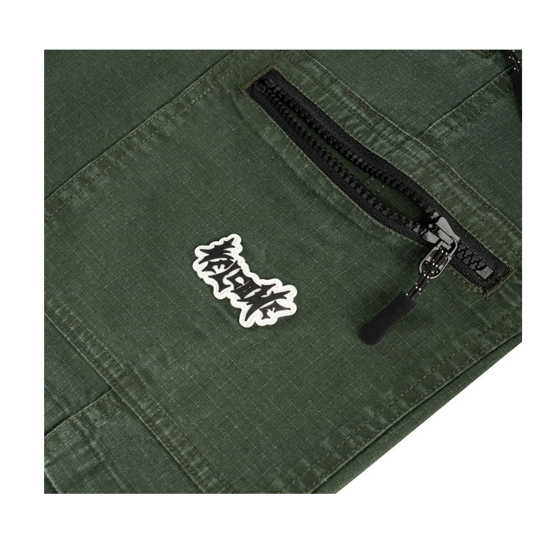 Welcome Summit Enzyme Washed Ripstop Cargo Short - Ivy - Image 3