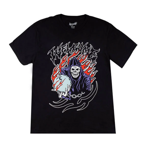 Welcome Teller Garment Dyed T-Shirt Black