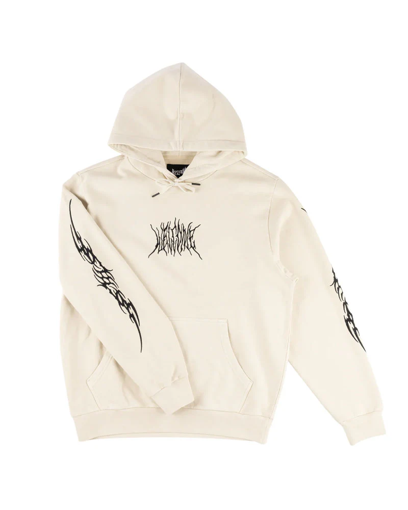 Welcome Tribe Pigment-Dyed Hoodie - Bone - Image 2