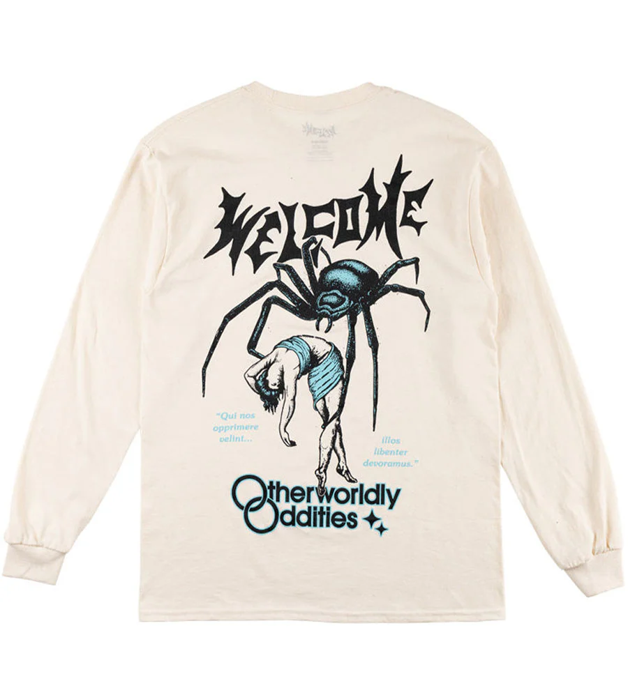 Welcome Widow Long Sleeve T-Shirt Bone - Image 2