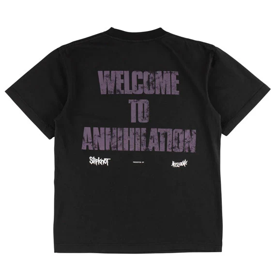 Welcome x Slipknot Annihilation T-Shirt Black - Image 2