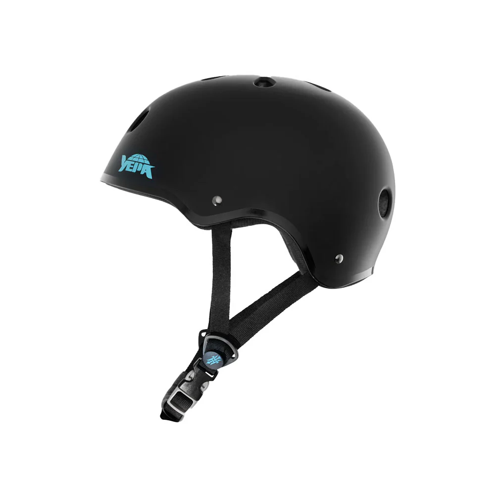 Yepa T-Shell Helmet Hawk Matte Black/Teal - Image 2